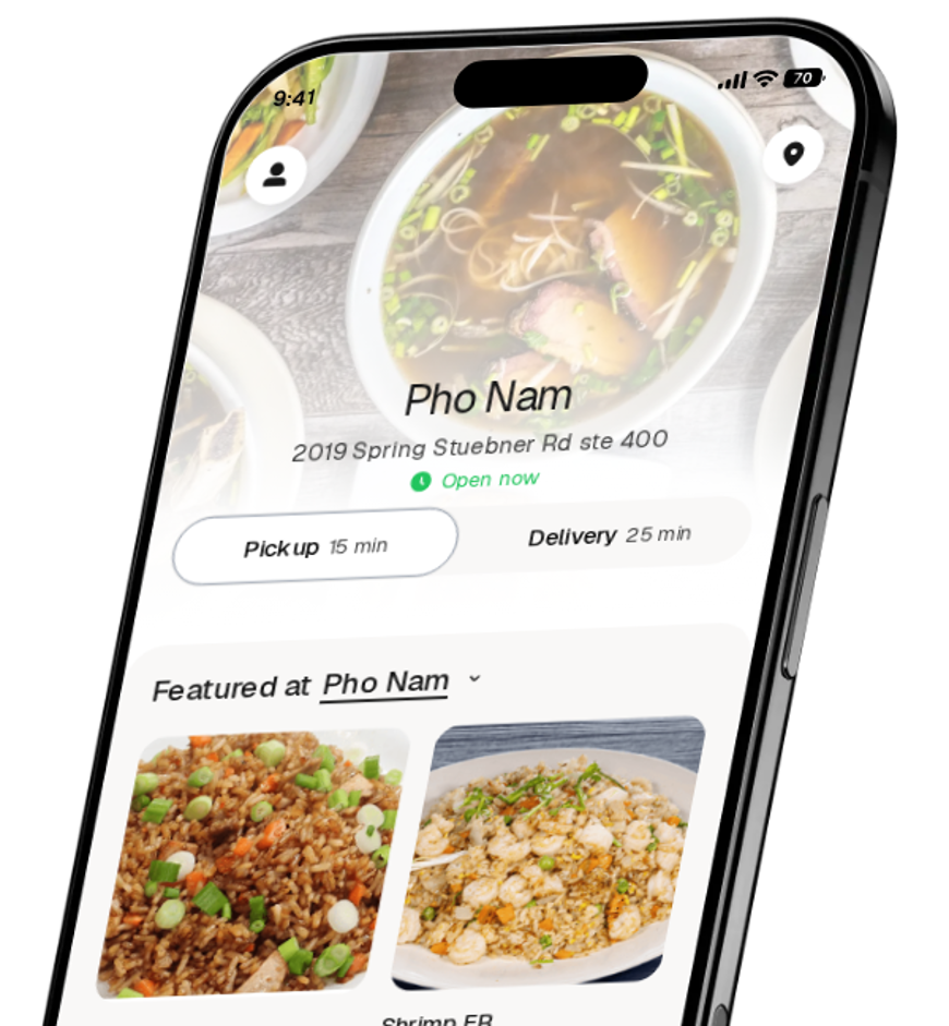 Pho Nam app preview