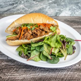 Banh mi and Salad