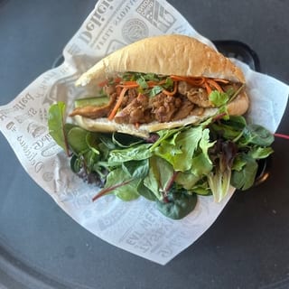 Banh mi and Salad